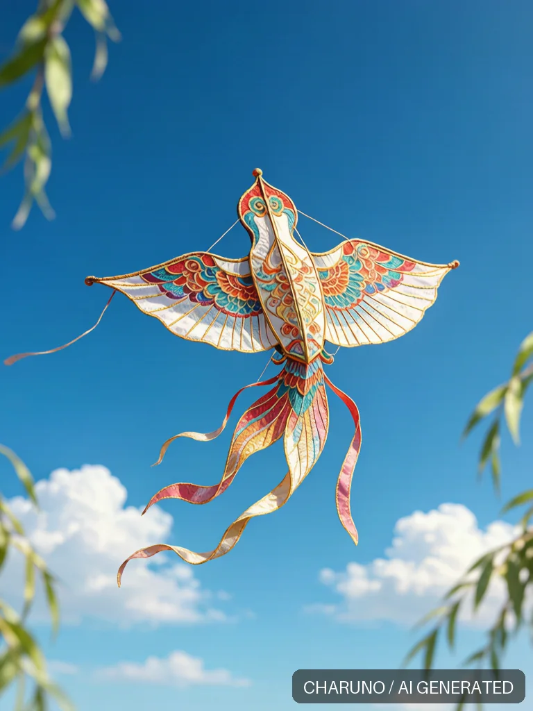放风筝 · 图库，第 4 张生成图片