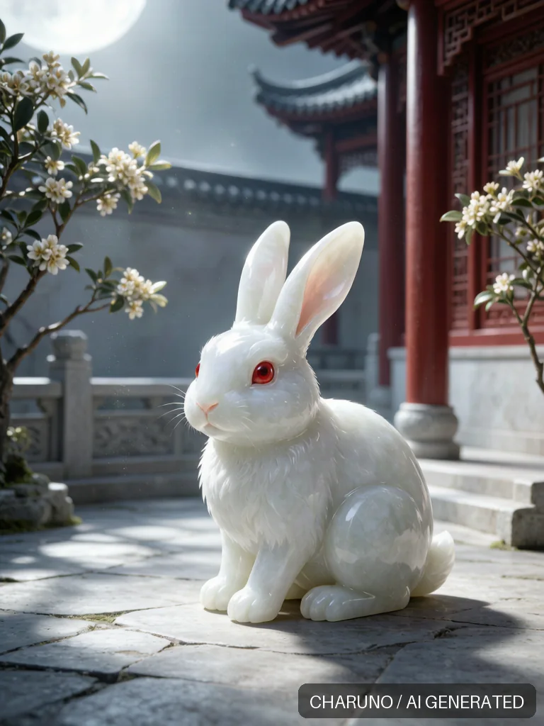 生肖玉兔 · 图库,第 5 张生成图片