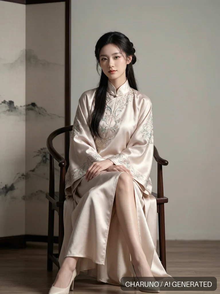 汉服时尚 · 图库，第 4 张生成图片