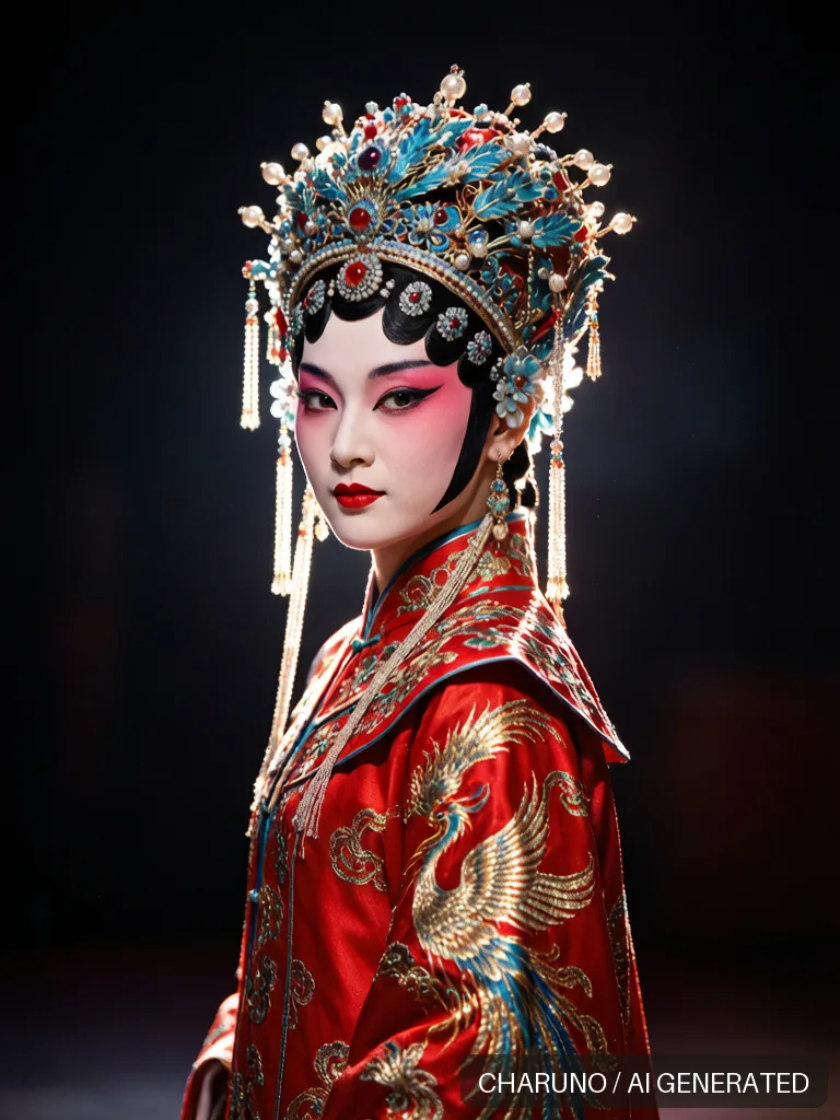 京剧花旦 · 图库，第 6 张生成图片