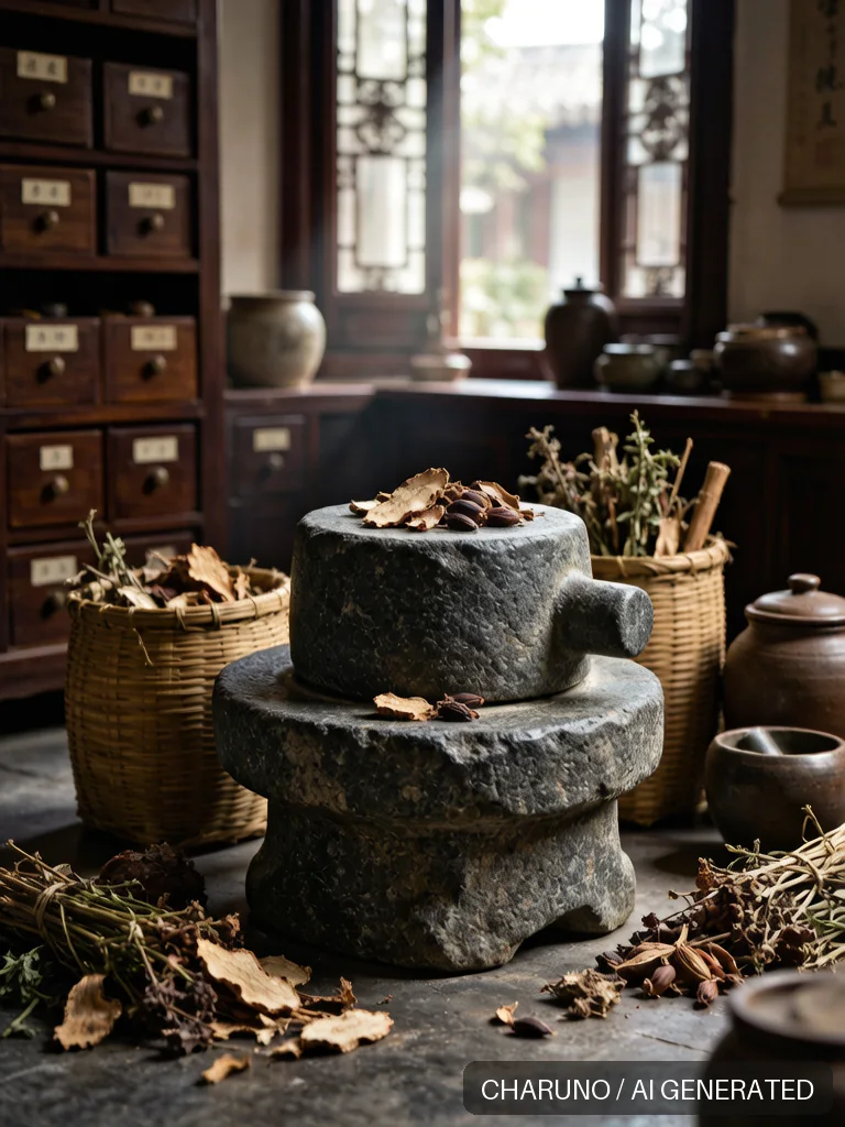 药碾工具 · 图库，第 8 张生成图片
