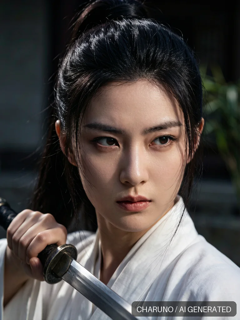 古风侠女剑客 · 图库,第 5 张生成图片