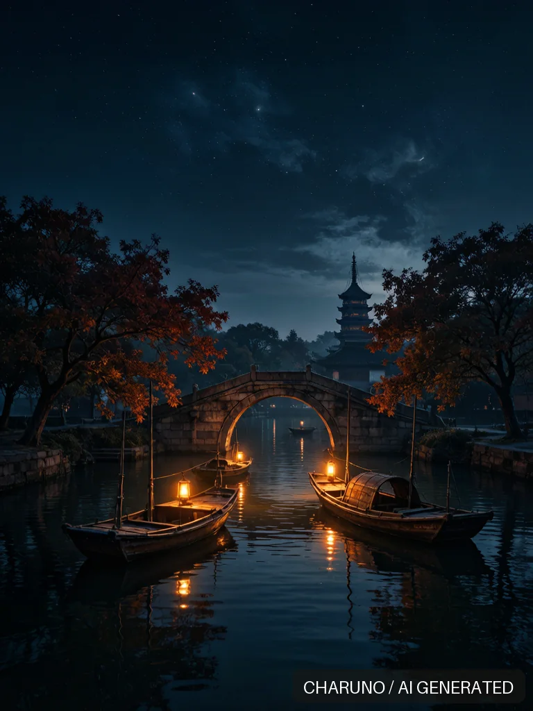 枫桥夜泊 · 图库，第 8 张生成图片
