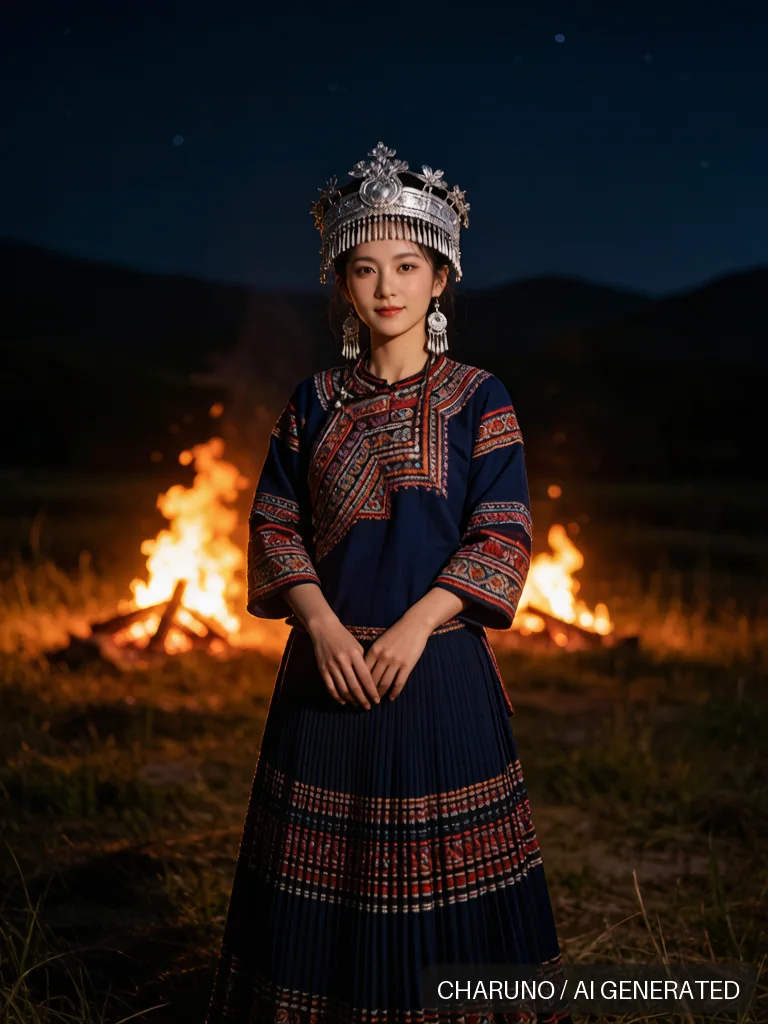 彝族服饰 · 图库，第 8 张生成图片
