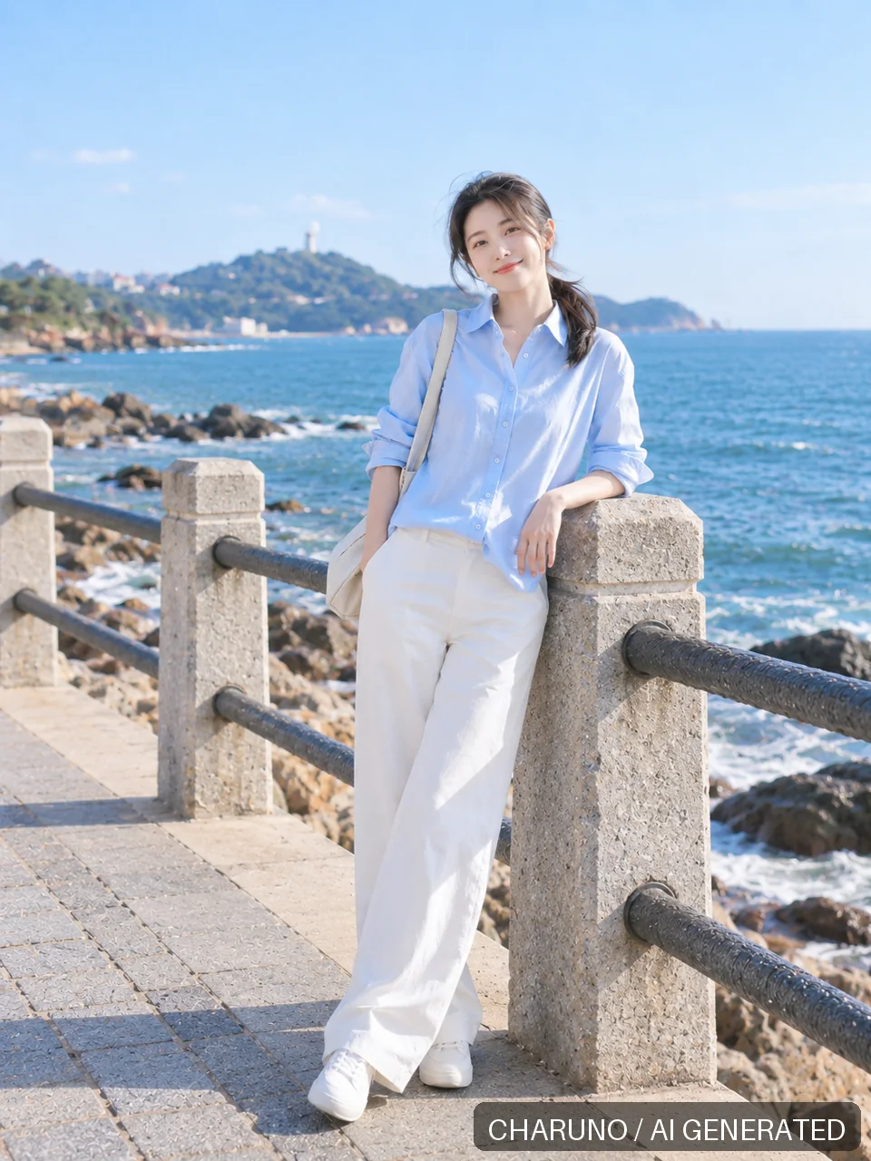 青春靓丽·海风漫步，第 4 张生成图片