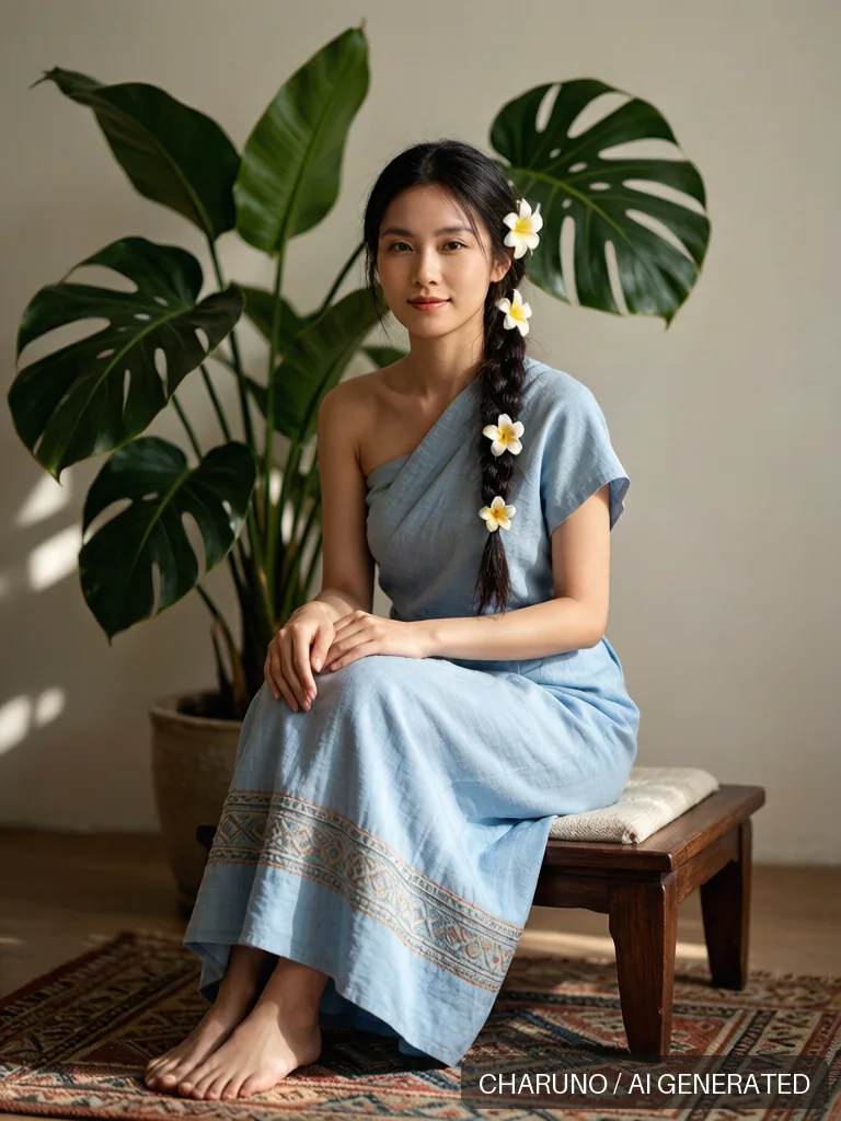 傣族少女 · 图库，第 3 张生成图片