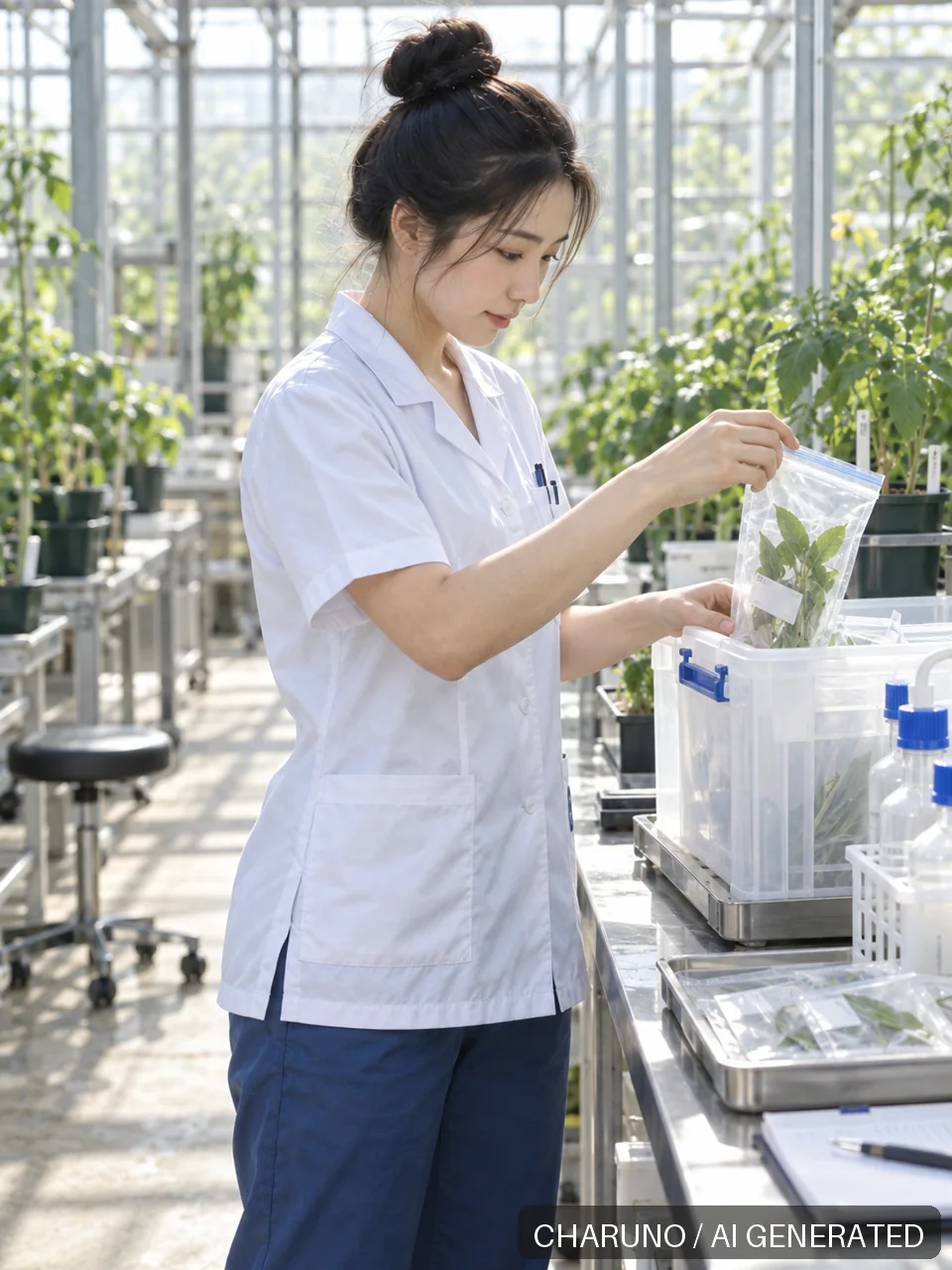 多彩日常·温室研究员，第 4 张生成图片