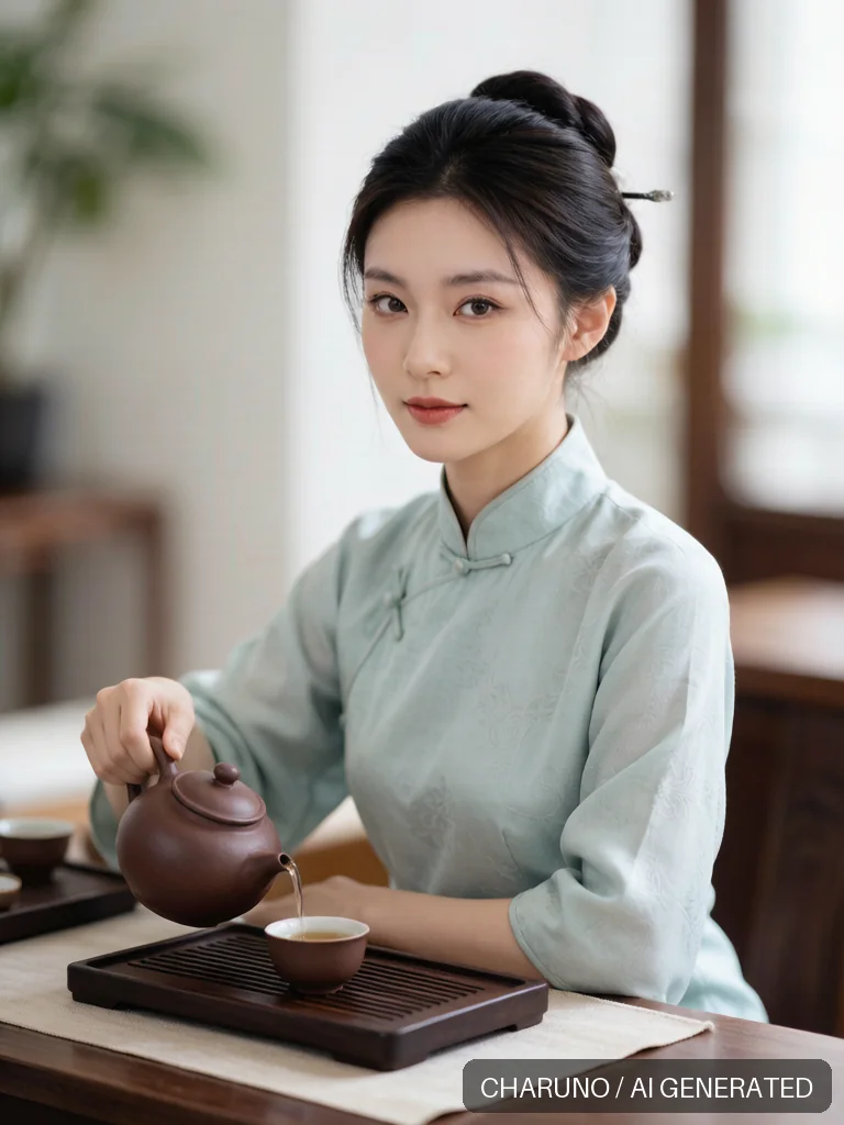 茶艺大师 · 图库，第 7 张生成图片