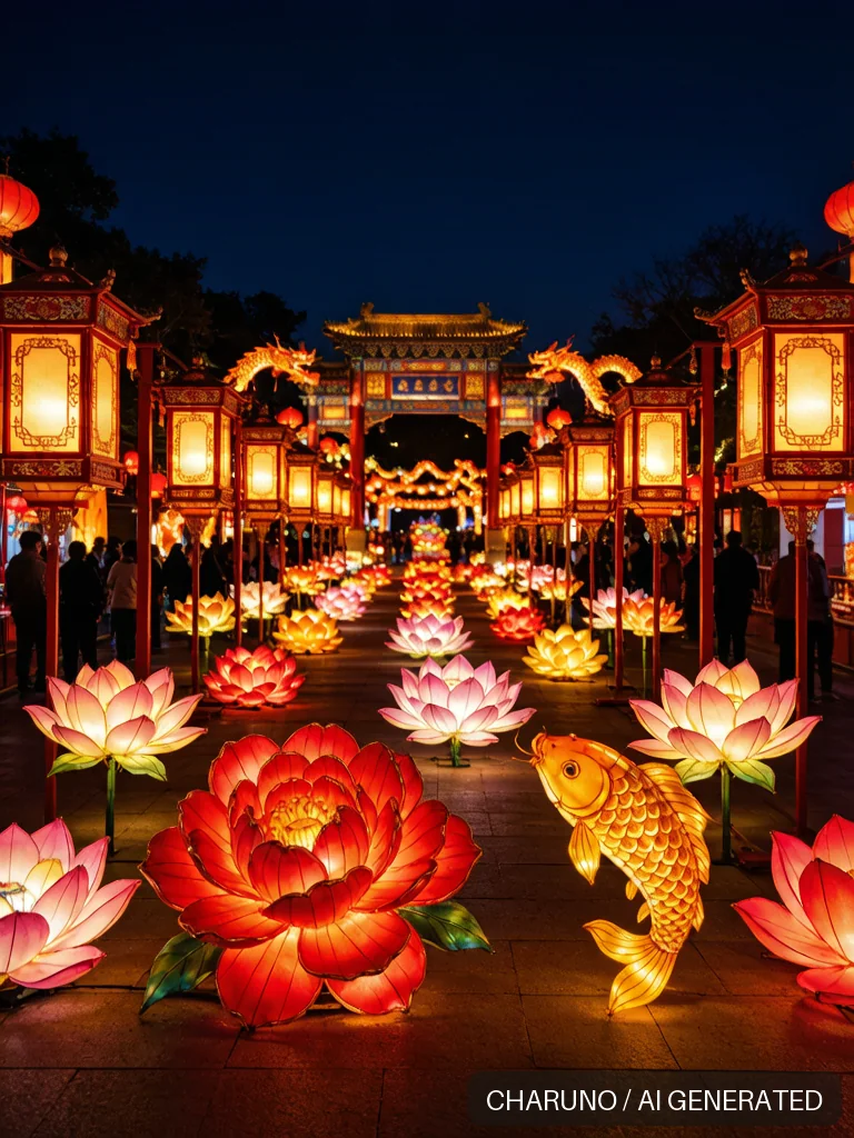 赏花灯 · 图库，第 3 张生成图片