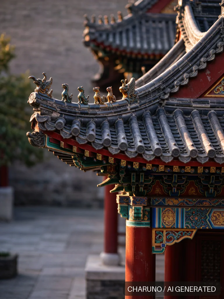 飞檐翘角 · 图库，第 6 张生成图片