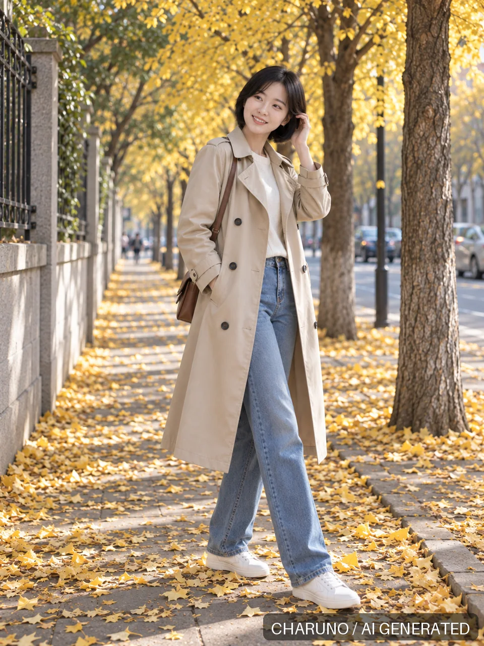 青春靓丽·银杏秋光，第 6 张生成图片