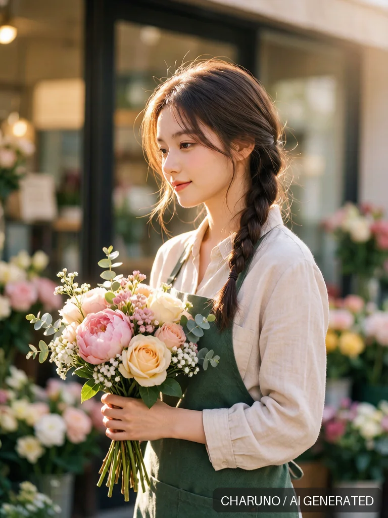 花艺师 · 图库，第 6 张生成图片