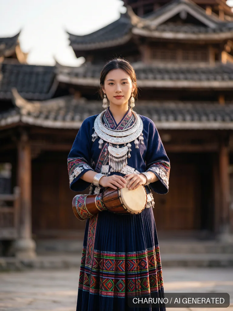 侗族服饰 · 图库，第 8 张生成图片