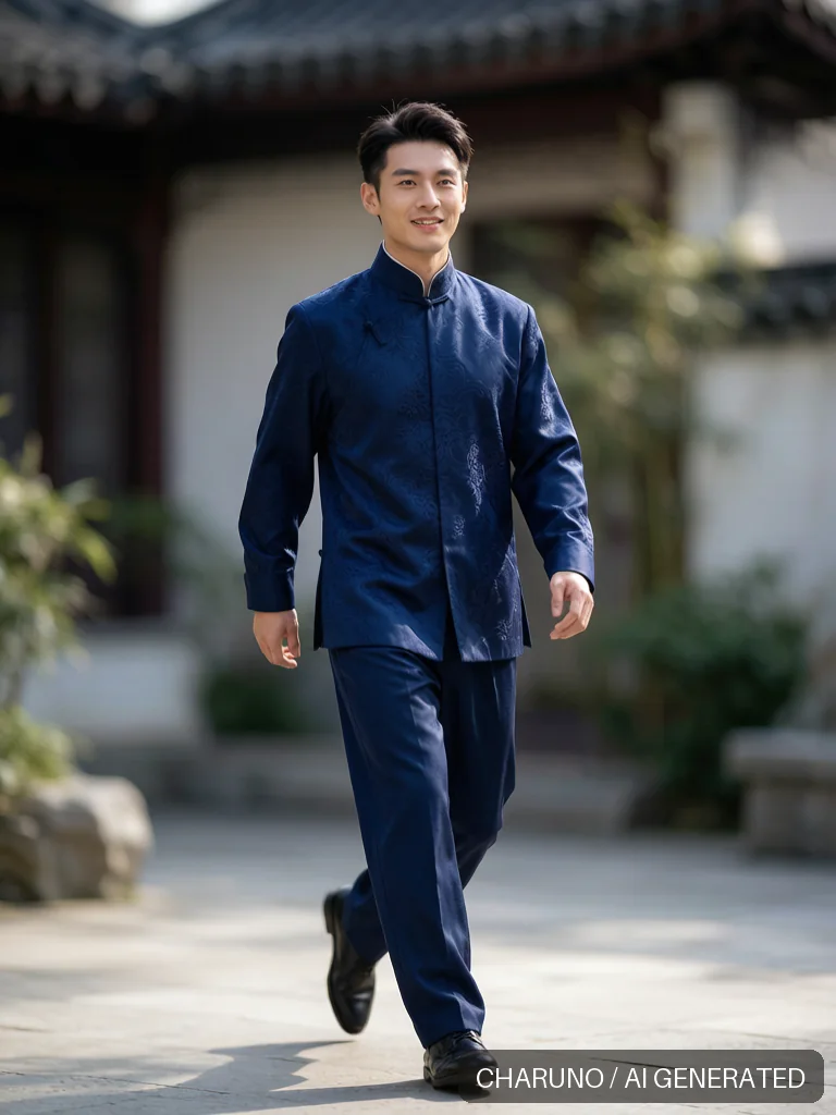 唐装少年 · 图库，第 4 张生成图片