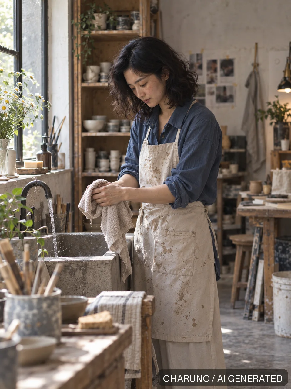 多彩日常·陶艺师日常，第 8 张生成图片