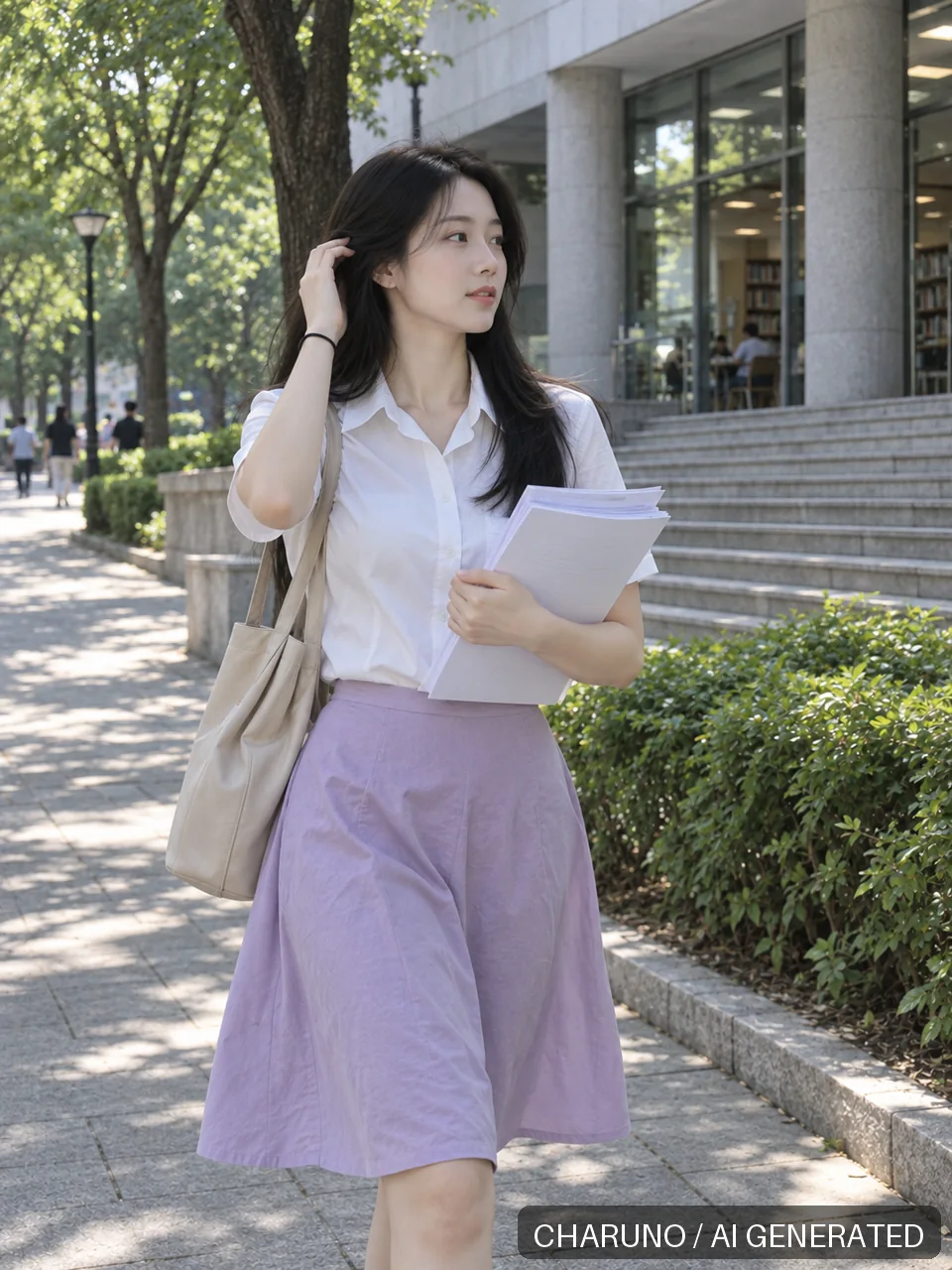 多彩日常·毕业季漫步，第 4 张生成图片