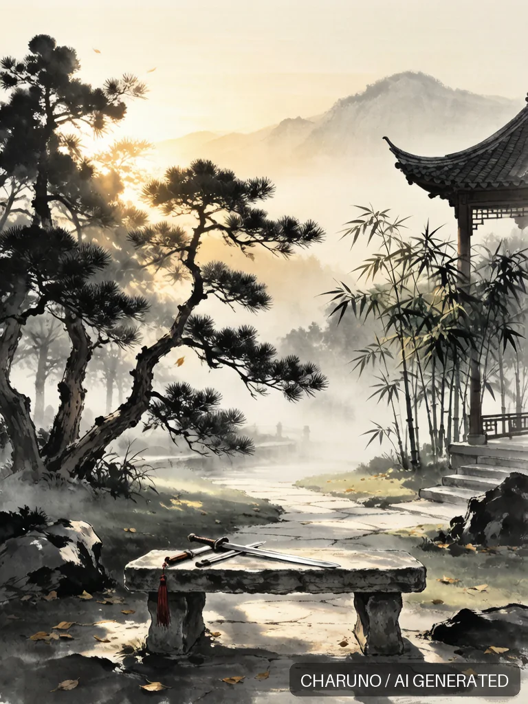 晨练太极 · 图库，第 8 张生成图片