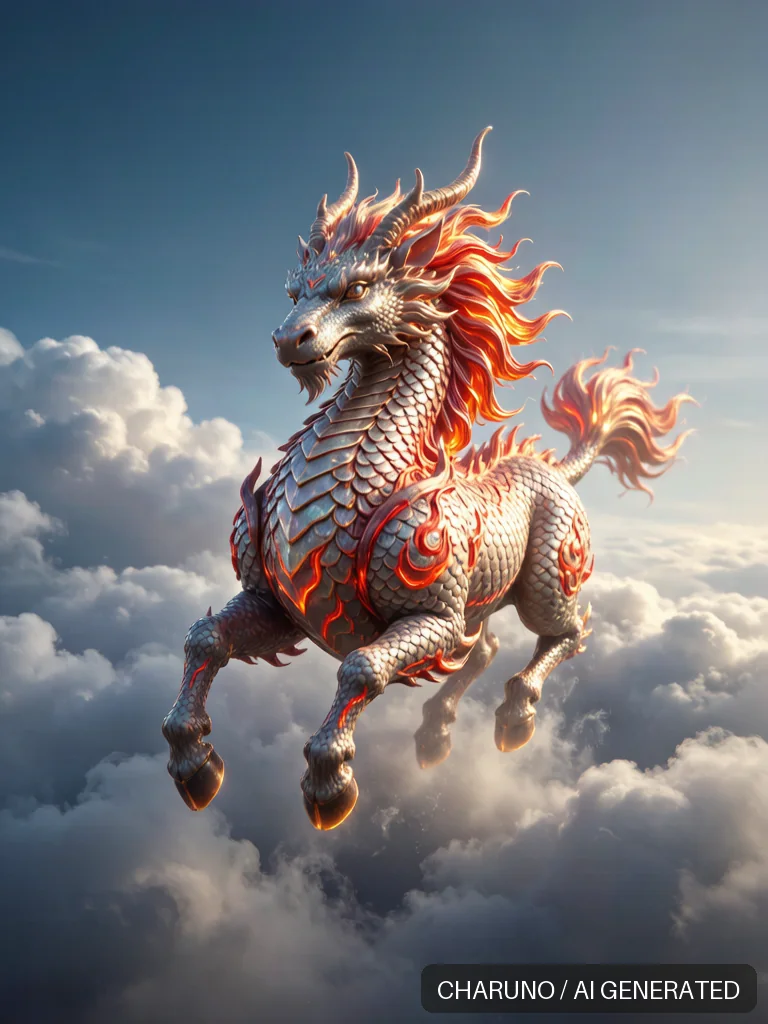 麒麟瑞兽 · 图库，第 3 张生成图片