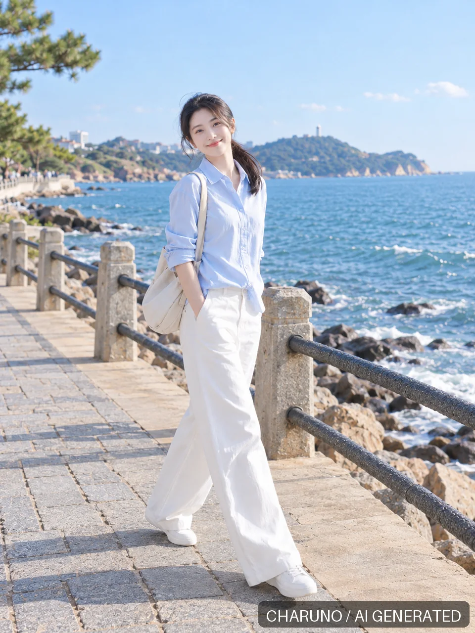 青春靓丽·海风漫步，第 8 张生成图片