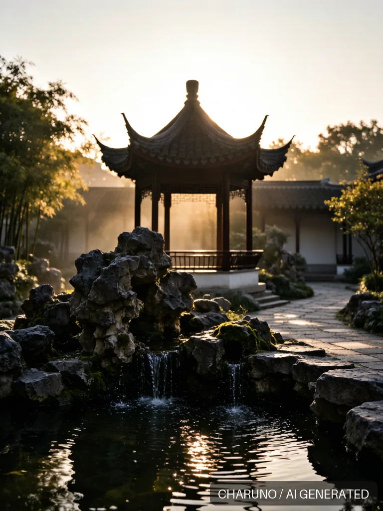 苏州园林 · 图库，第 4 张生成图片