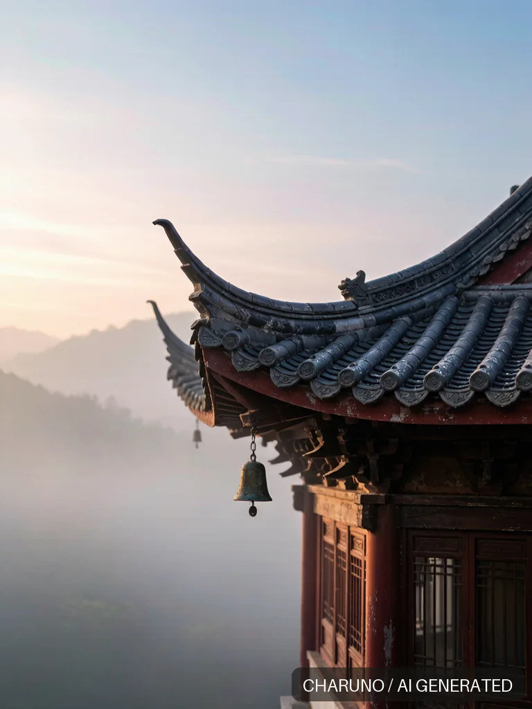 飞檐翘角 · 图库，第 7 张生成图片