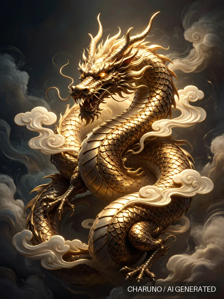神龙腾云 · 图库，第 3 张生成图片