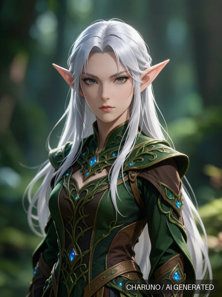 梦幻精灵少女 · 图库，第 8 张生成图片