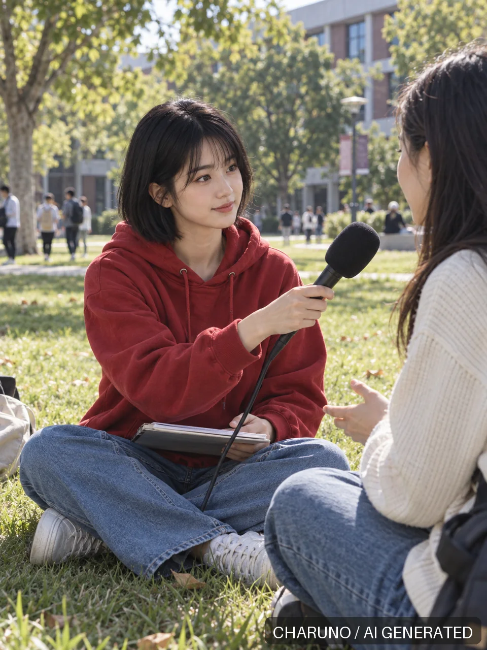 多场景新写真·大学广播站日常，第 5 张生成图片