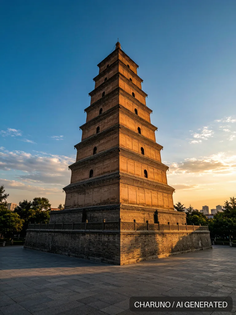 大雁塔 · 图库，第 8 张生成图片