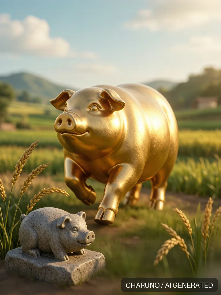 生肖金猪 · 图库，第 3 张生成图片