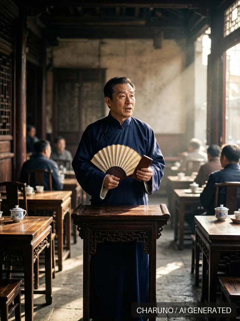 评书先生 · 图库，第 6 张生成图片
