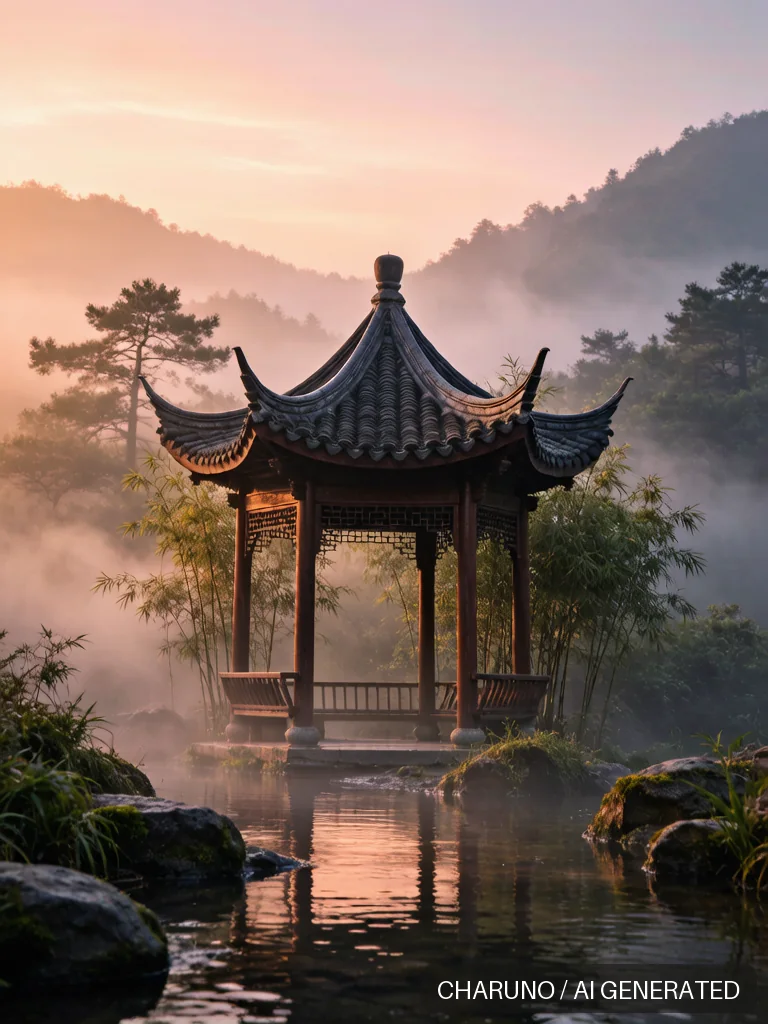园林亭台 · 图库，第 7 张生成图片