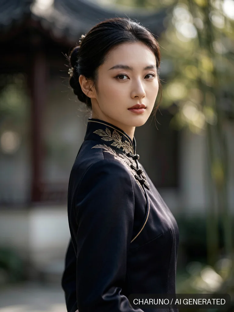 新中式礼服 · 图库，第 7 张生成图片