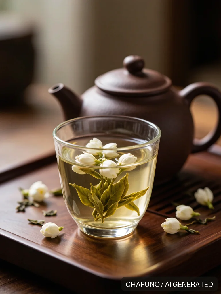 茉莉花茶 · 图库,第 1 张生成图片