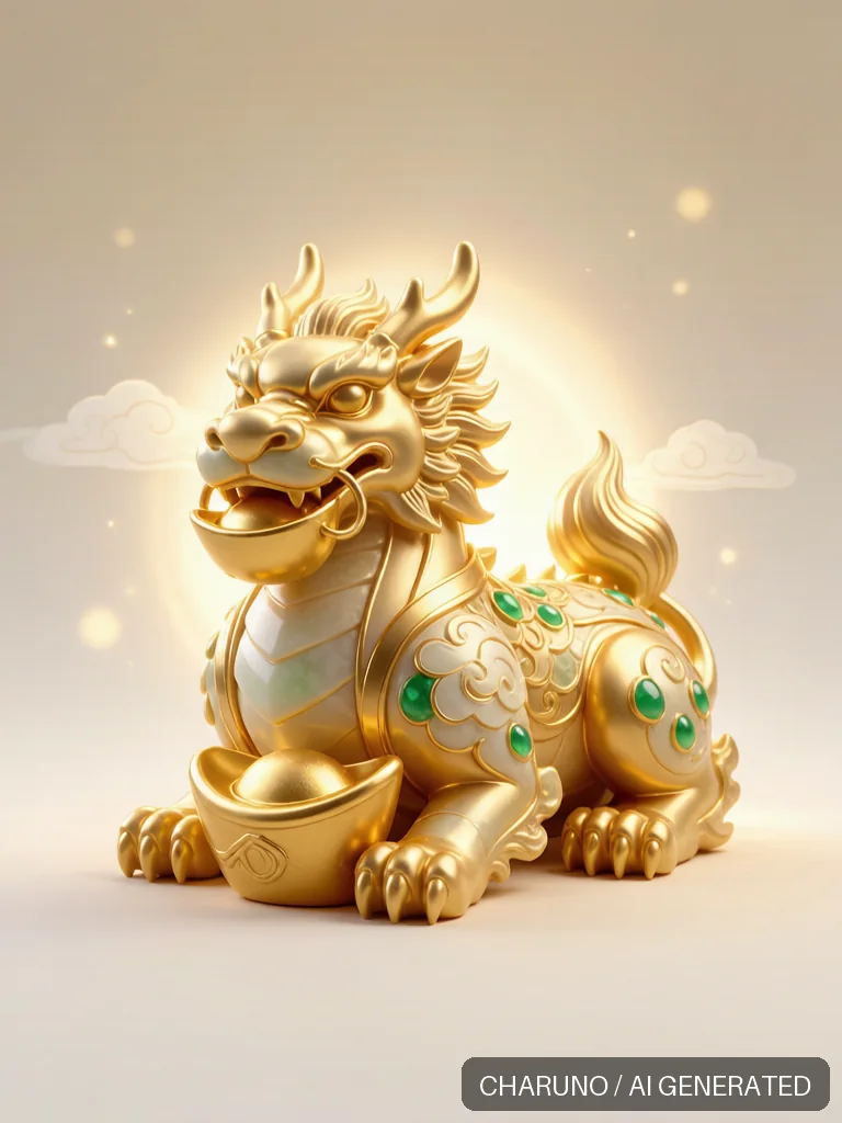 貔貅招财 · 图库，第 4 张生成图片