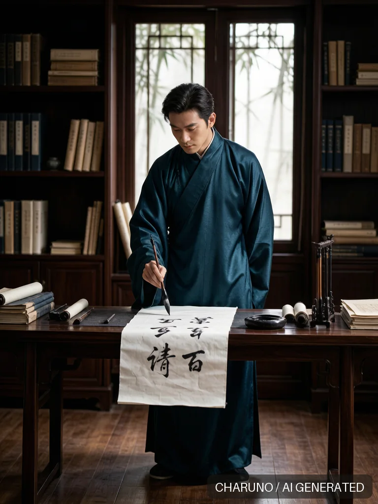 书法家 · 图库，第 8 张生成图片