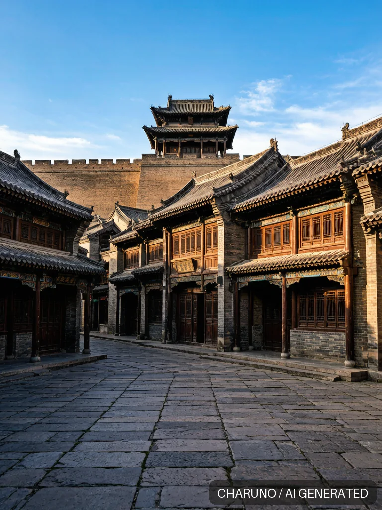 平遥古城 · 图库，第 5 张生成图片