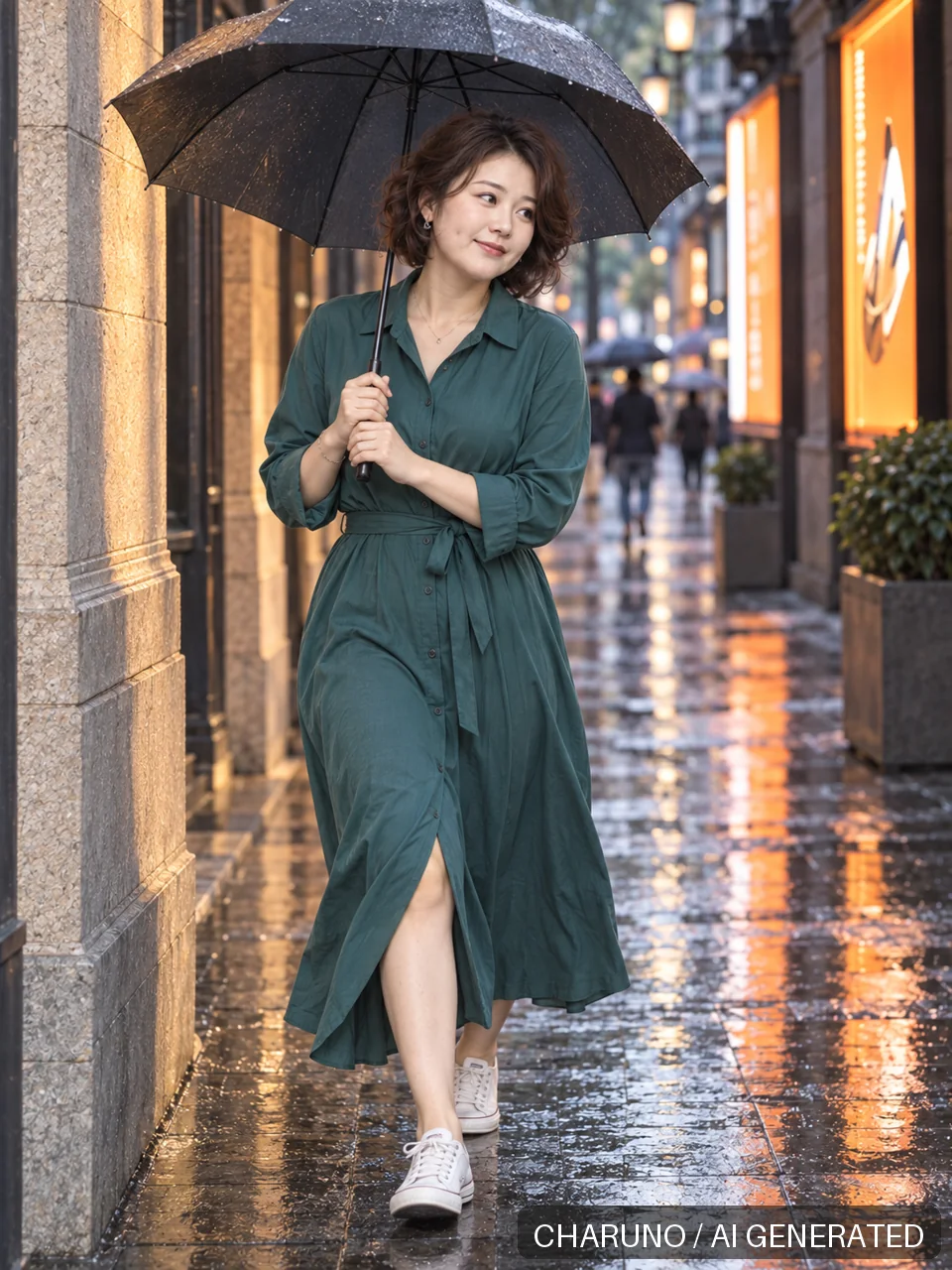 冯清·电影感街头写真，第 8 张生成图片