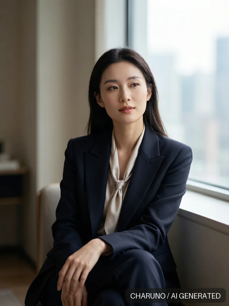 职场知性女性 · 图库，第 3 张生成图片