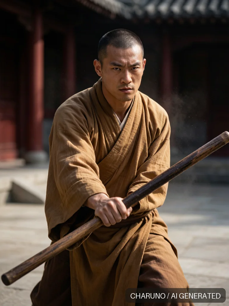 少林武僧 · 图库,第 8 张生成图片