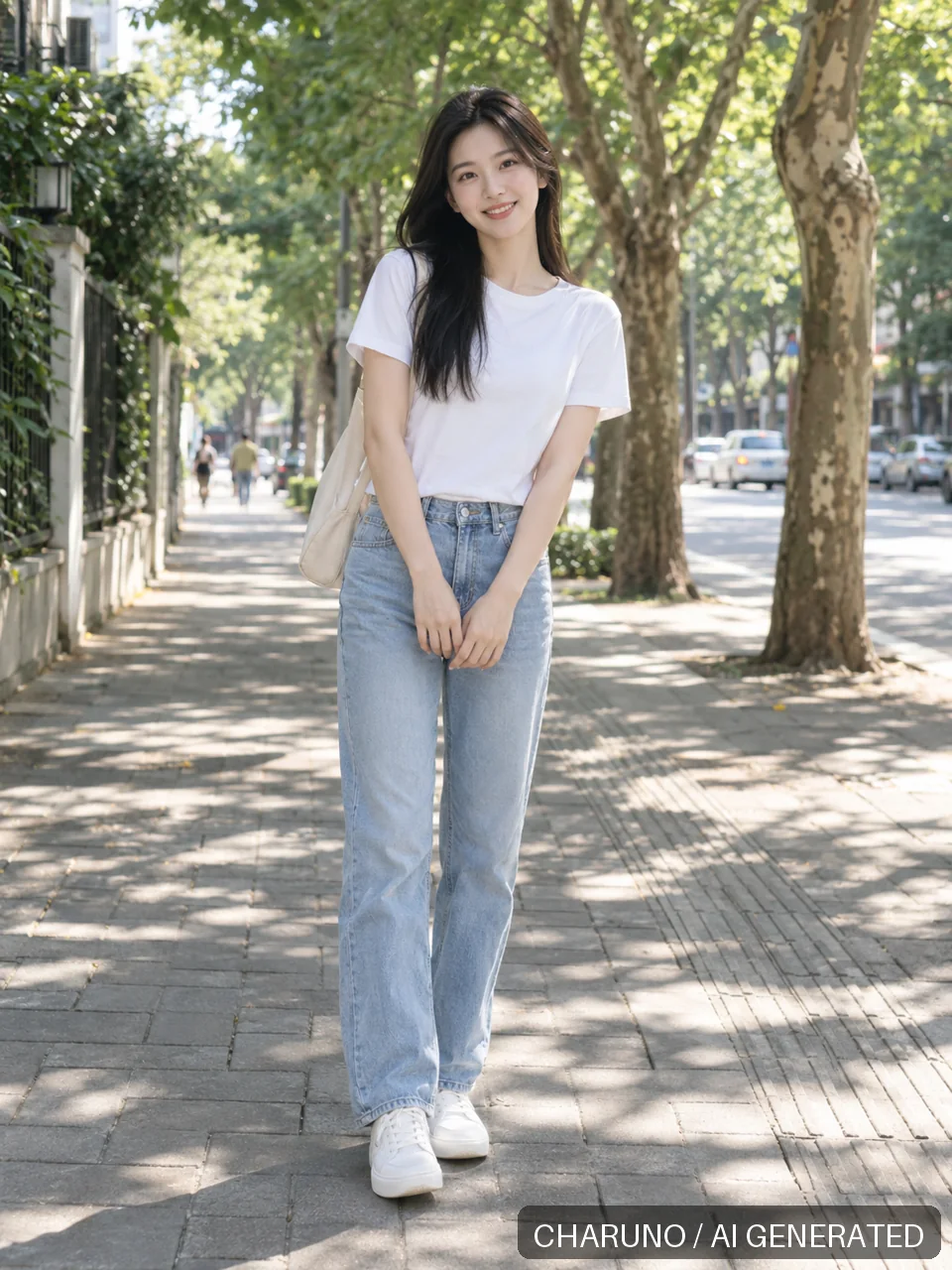 青春靓丽·阳光街头，第 1 张生成图片