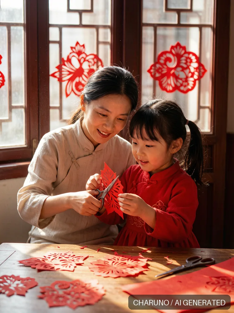 贴窗花 · 图库，第 7 张生成图片