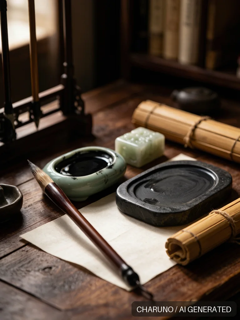 文房四宝 · 图库，第 7 张生成图片