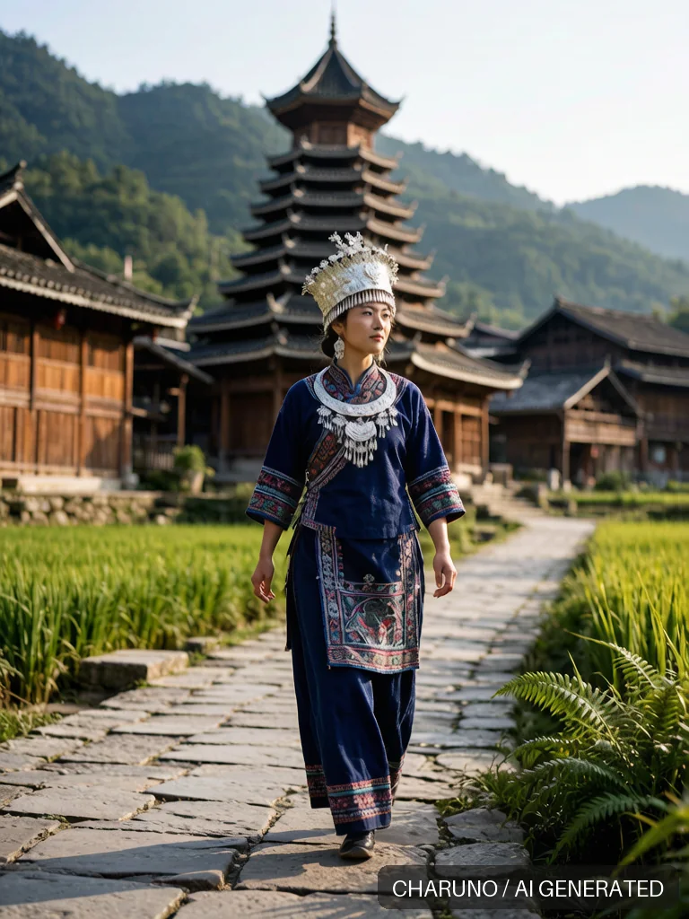 侗族服饰 · 图库，第 4 张生成图片