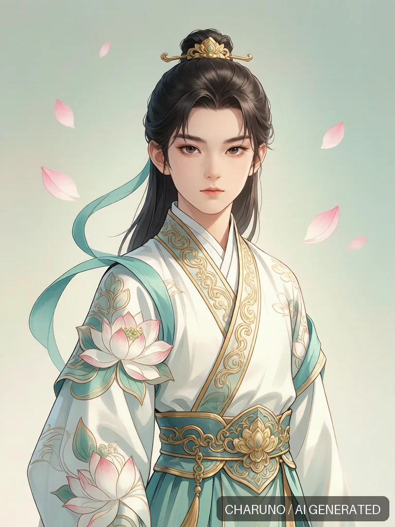 莲花童子 · 图库,第 7 张生成图片