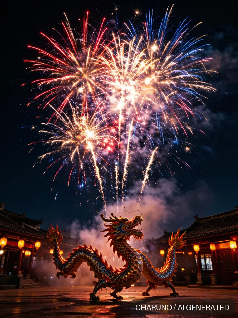 烟花绽放 · 图库，第 7 张生成图片