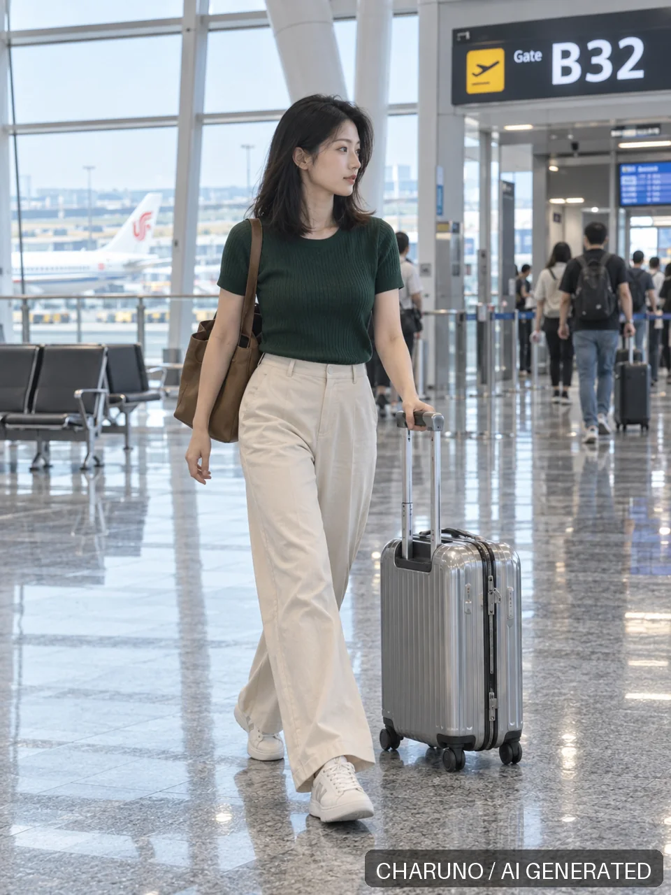 多彩日常·候机慢读，第 3 张生成图片