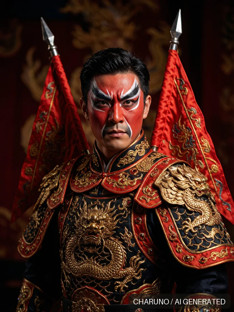 京剧武生 · 图库，第 7 张生成图片