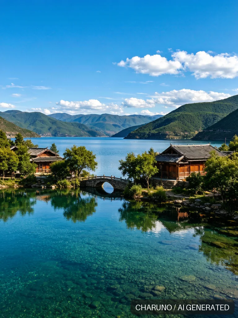 泸沽湖 · 图库，第 5 张生成图片