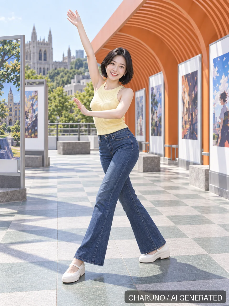 谢绫·学院夏光·晴夏八景，第 4 张生成图片